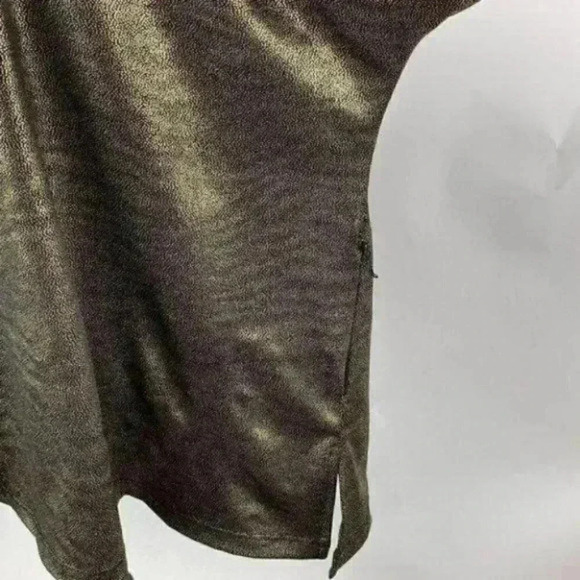 White Stag top sz XL gold metallic oversized party - Picture 3 of 9